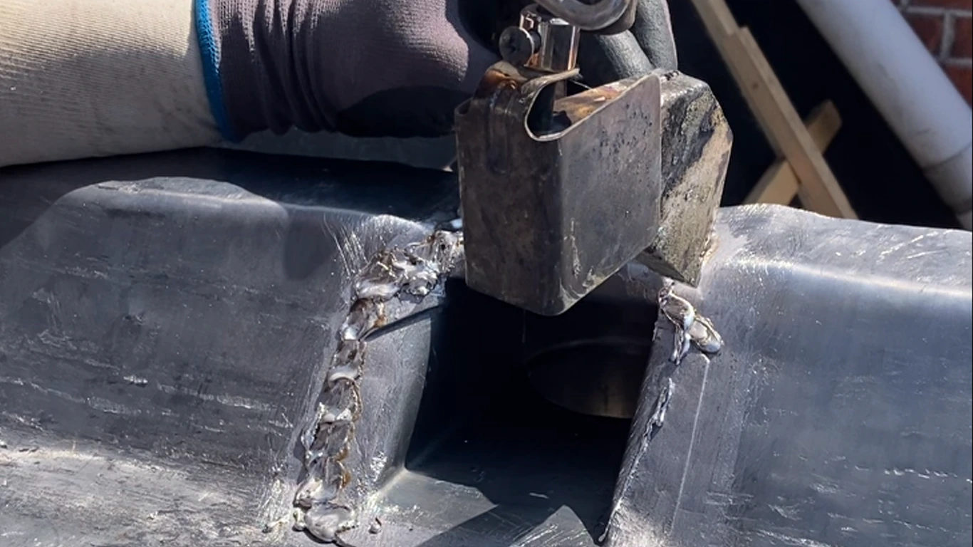 Tijdens de renovatie
