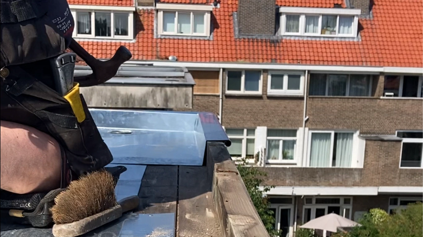 Tijdens de renovatie