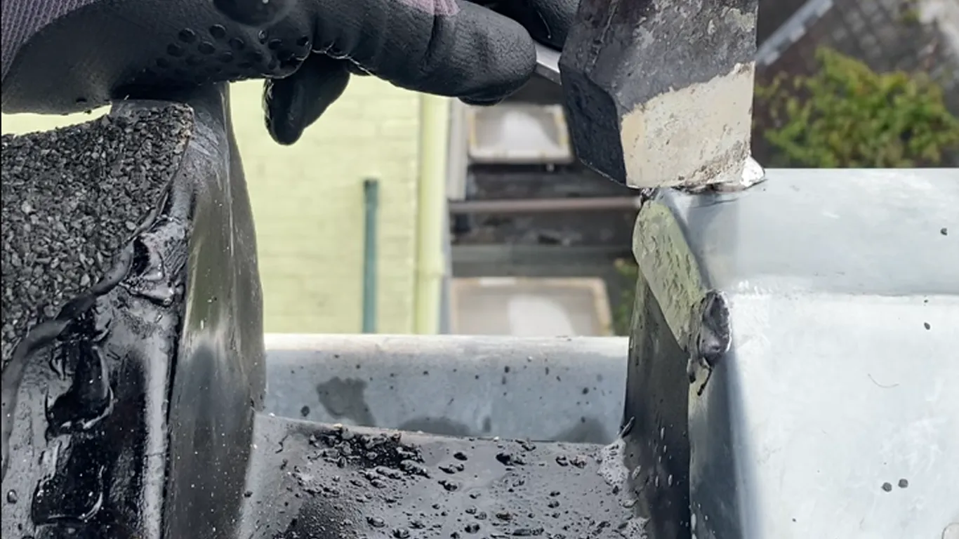 Tijdens de renovatie