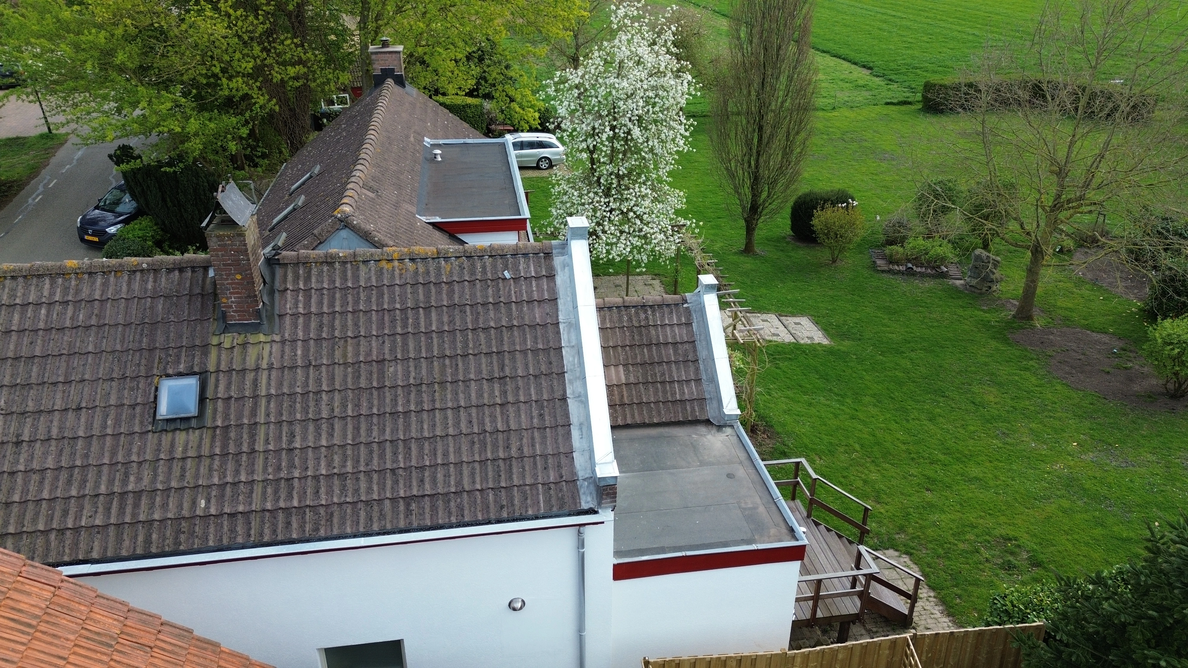 Tijdens de renovatie