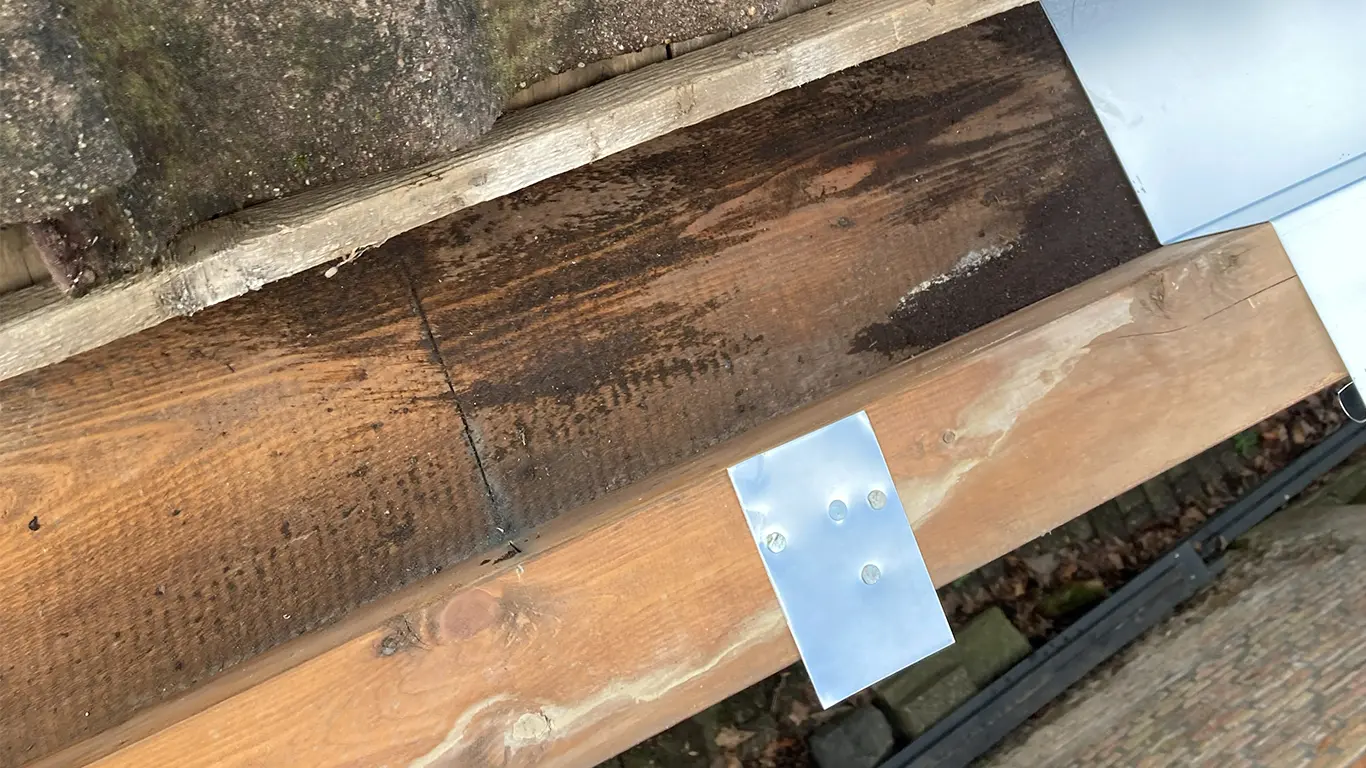 Tijdens de renovatie